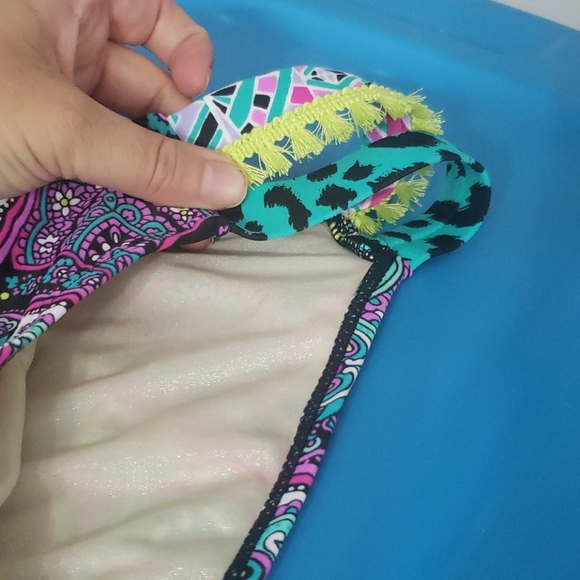 Neon, animal print, tassels, mandalen print bikini - Picture 5 of 7